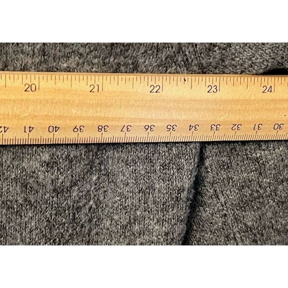 Madewell Merino Wool Cozy Walker Gray 2 Pocket Cardigan Women’s Size Large - Picture 12 of 15